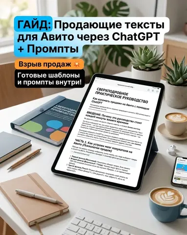 Продающие тексты объявлений через chatgpt