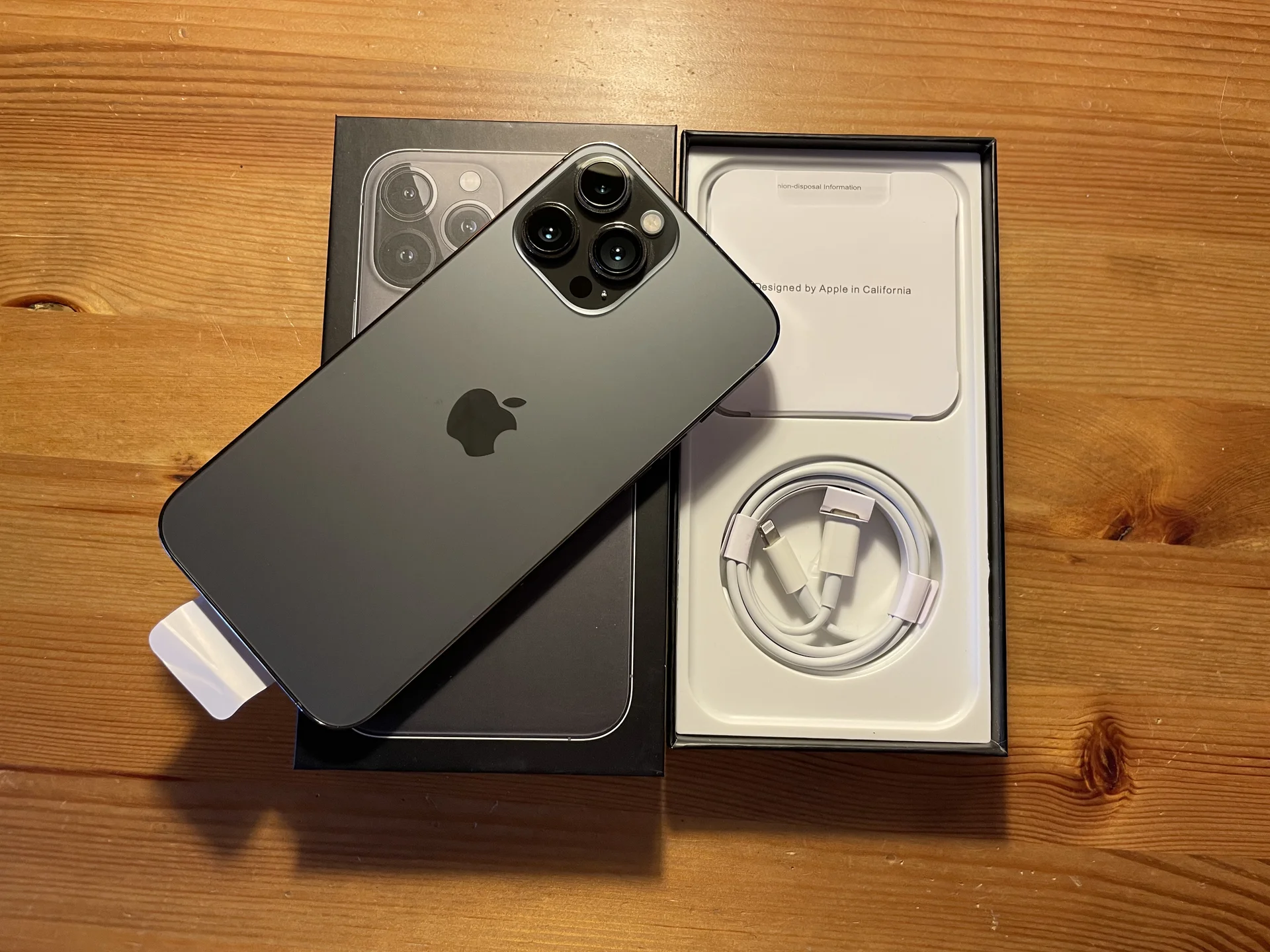 Apple iPhone 13 pro 128gb graphite, черный - миниатюра 3