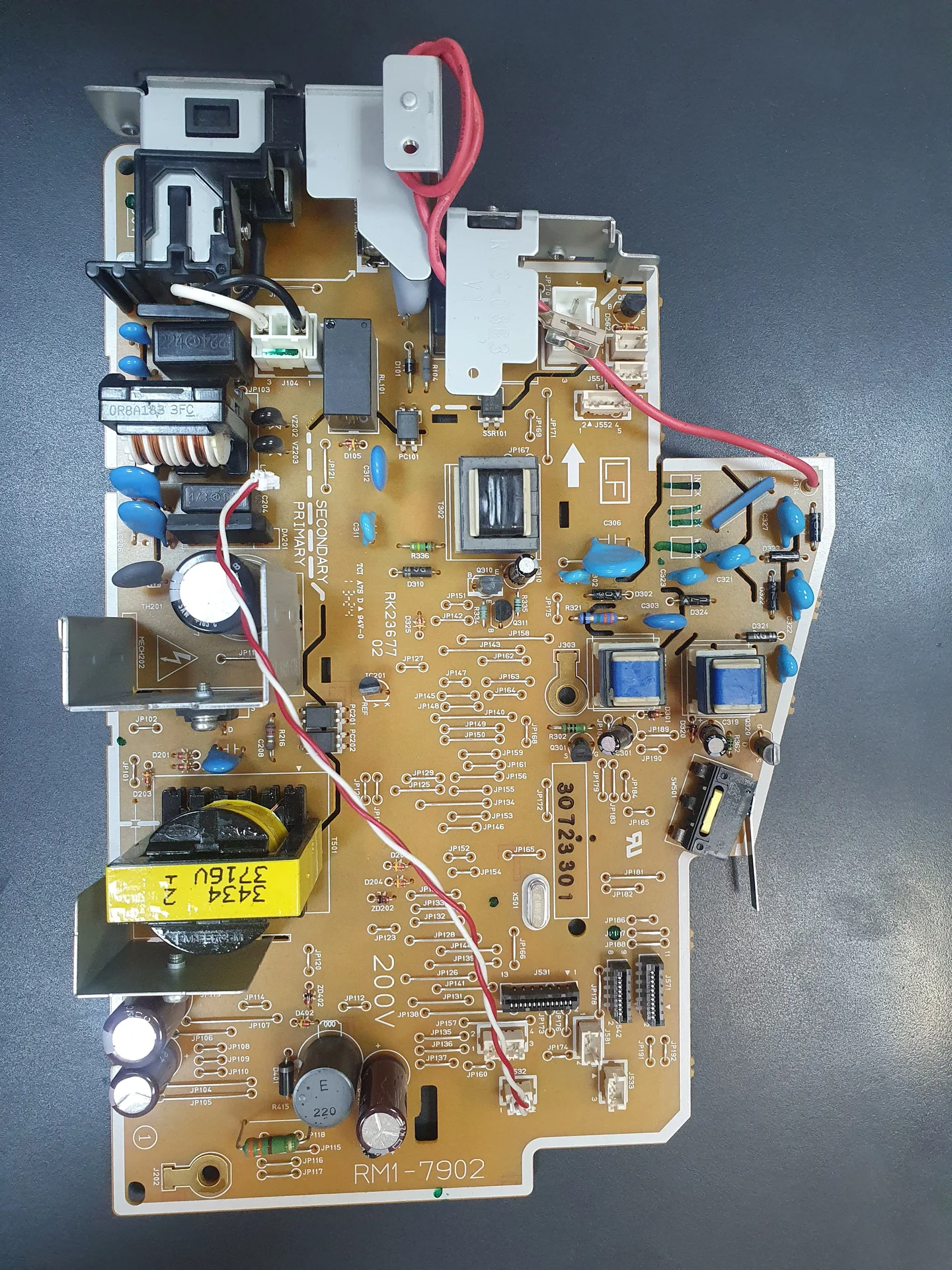 плата питания HP LJ 1132 RM1-7902 - миниатюра 2