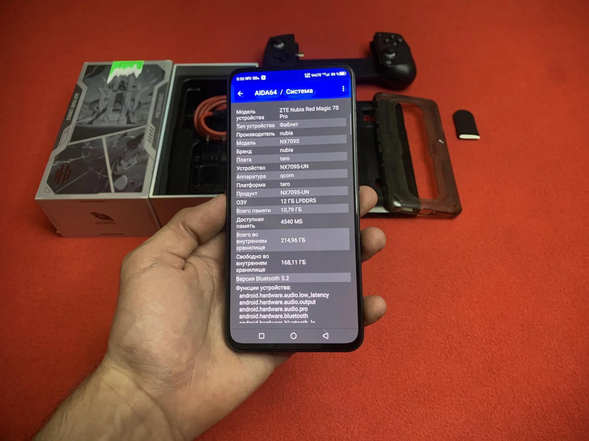 Nubia Red Magic 7s pro 12/256gb - миниатюра 4
