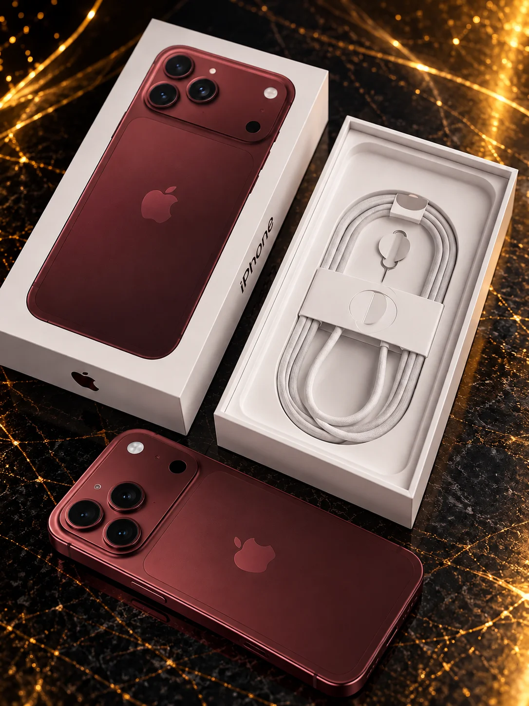 Apple iPhone 18 Pro Max 1 TB Burgundy 1sim+eSim - миниатюра 5