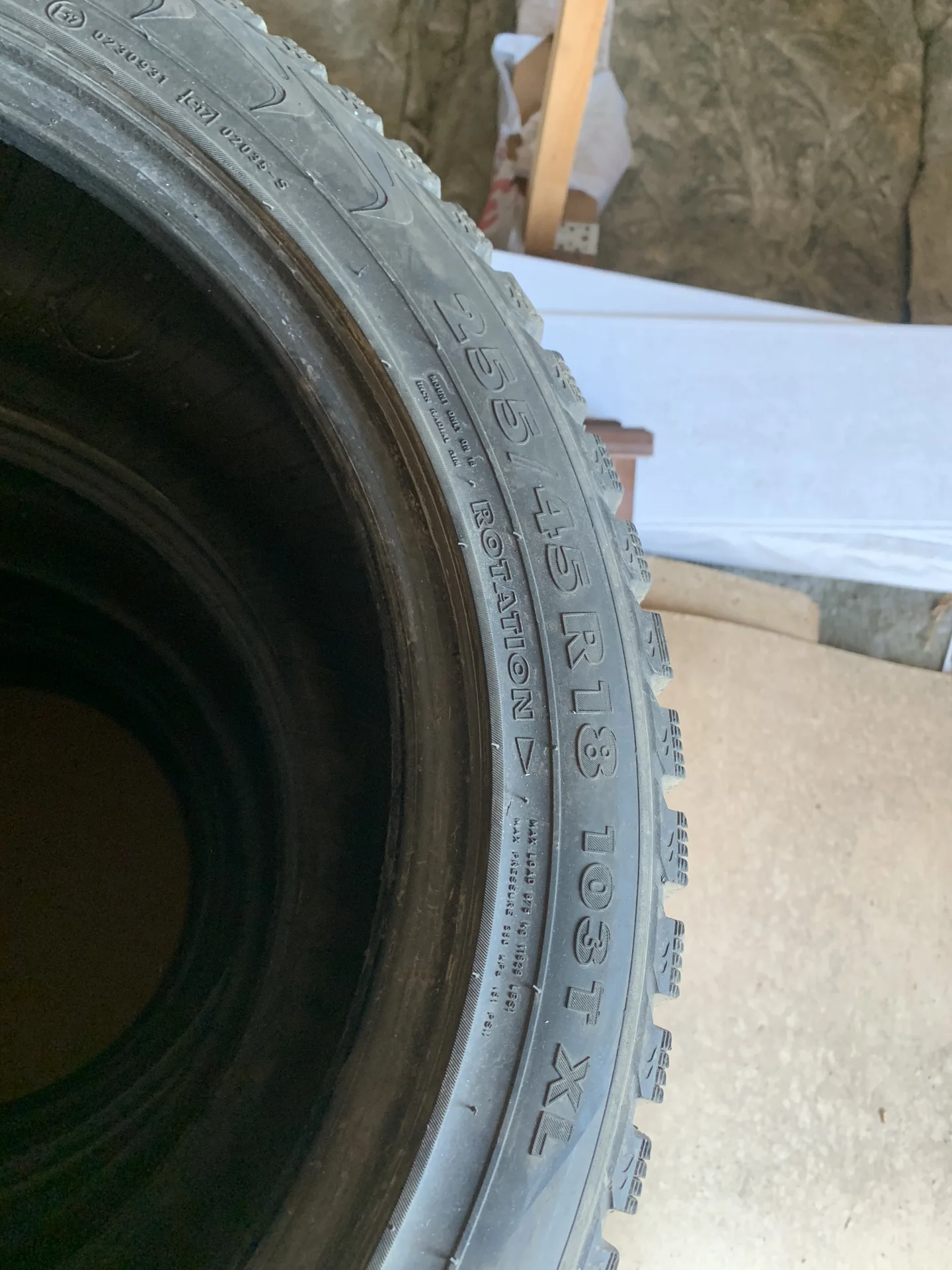 зимние шины 255/45/r18 - миниатюра 3