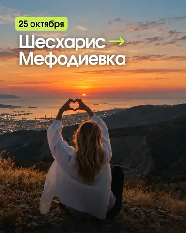 трекинг от шесхариса до мефодиевки