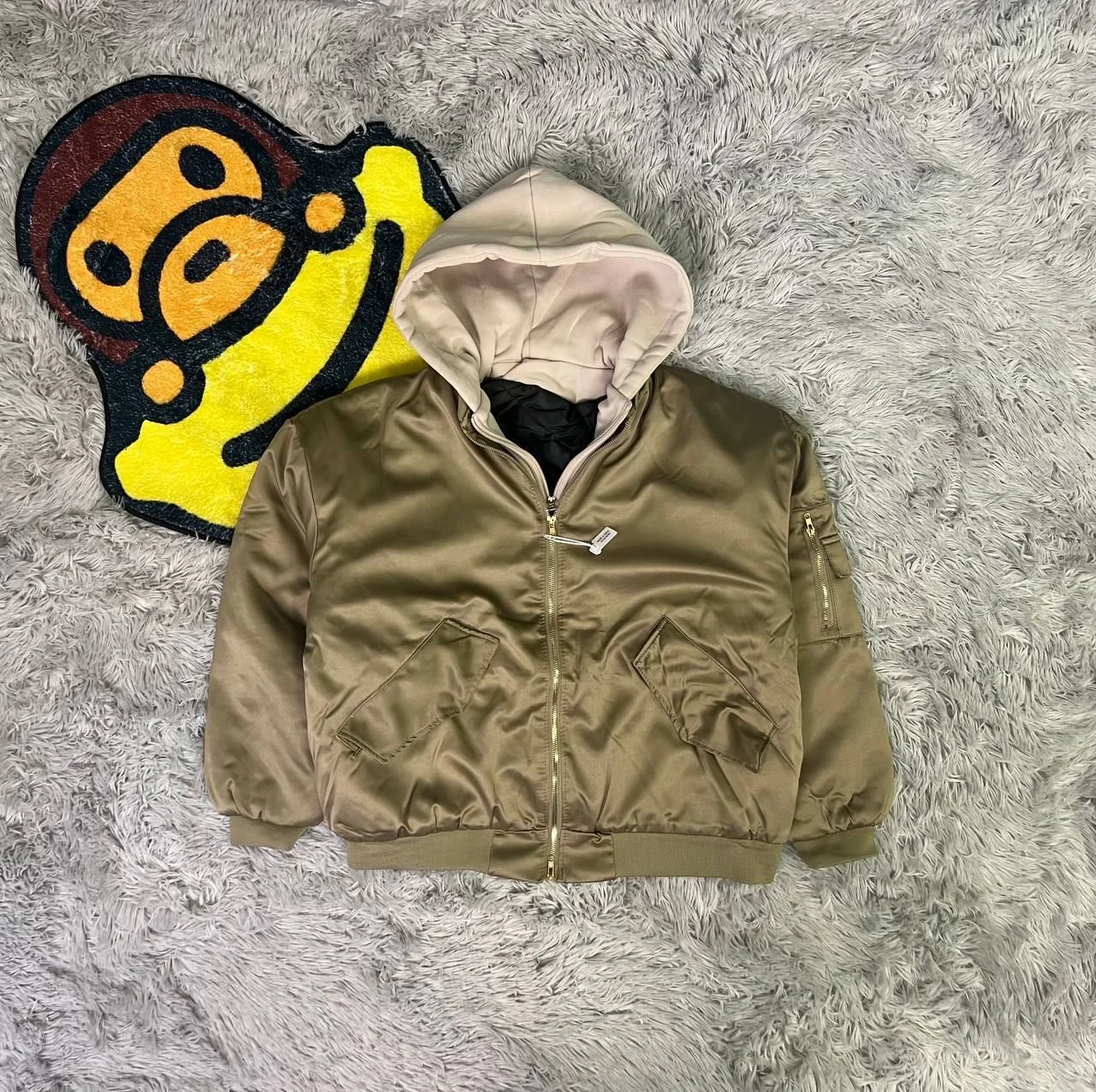 Бомбер Rick Owens Type зелёный - миниатюра 2