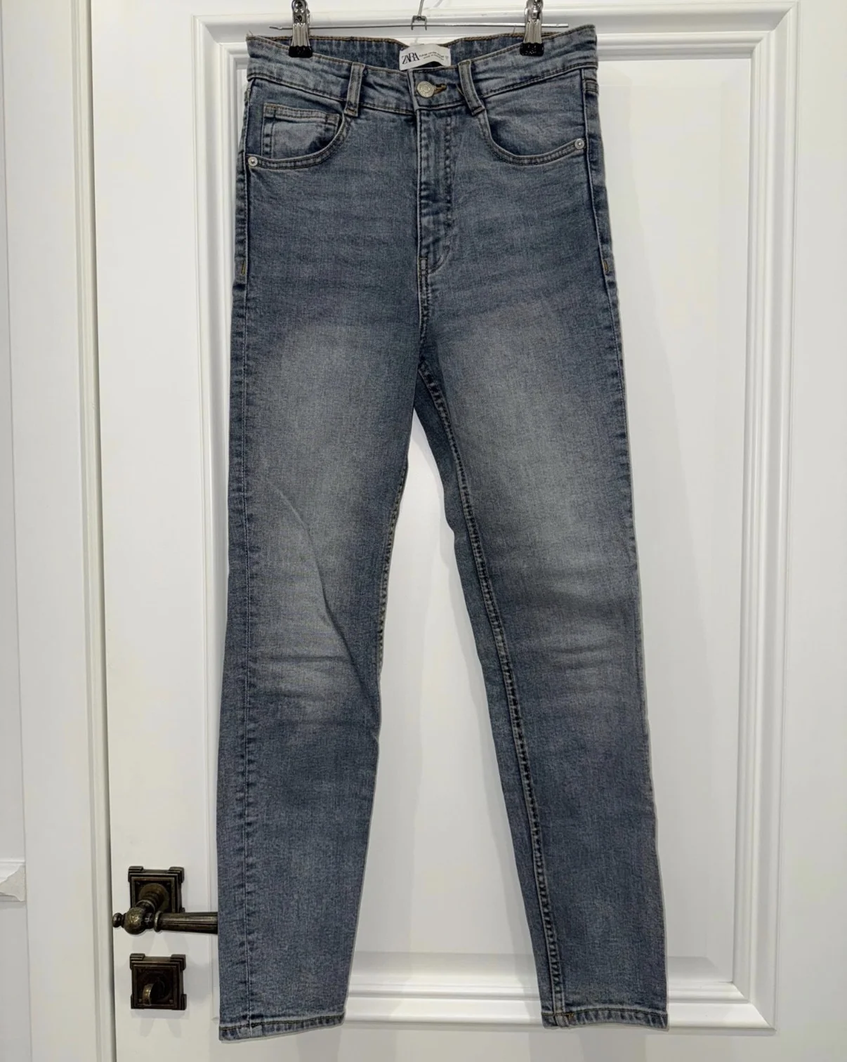 Серо-синие джинсы Zara - изображение 1