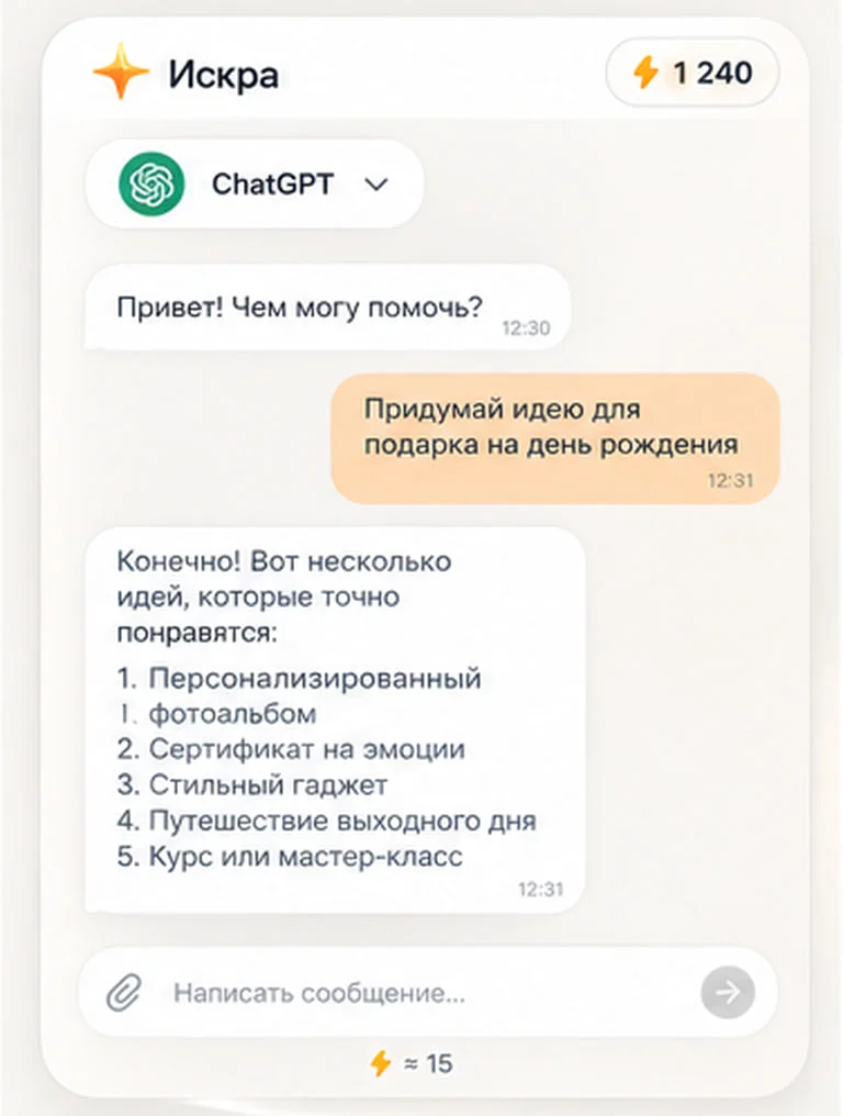 Нейросеть-бот в Telegram (ChatGPT, Gemini, фото) - миниатюра 2