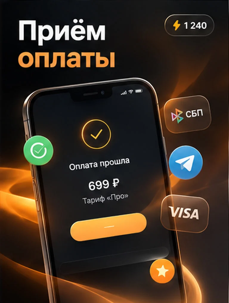 Нейросеть-бот в Telegram (ChatGPT, Gemini, фото) - миниатюра 6