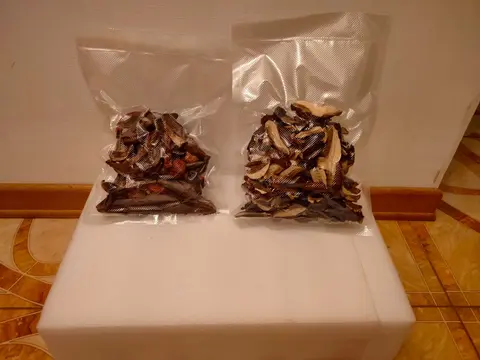 Сушеные белые грибы