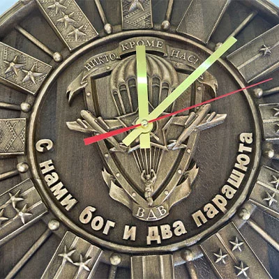 Часы настенные деревянные ВДВ - миниатюра 8