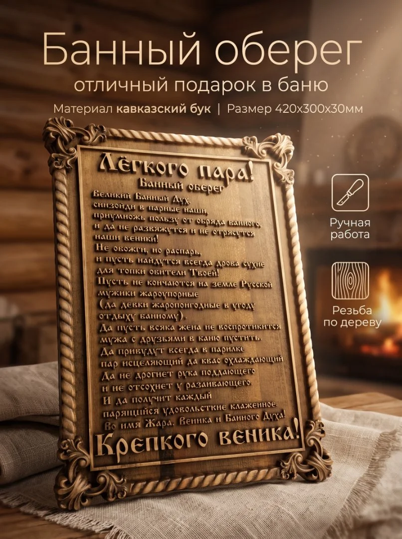 Банный оберег Легкого пара - миниатюра 3