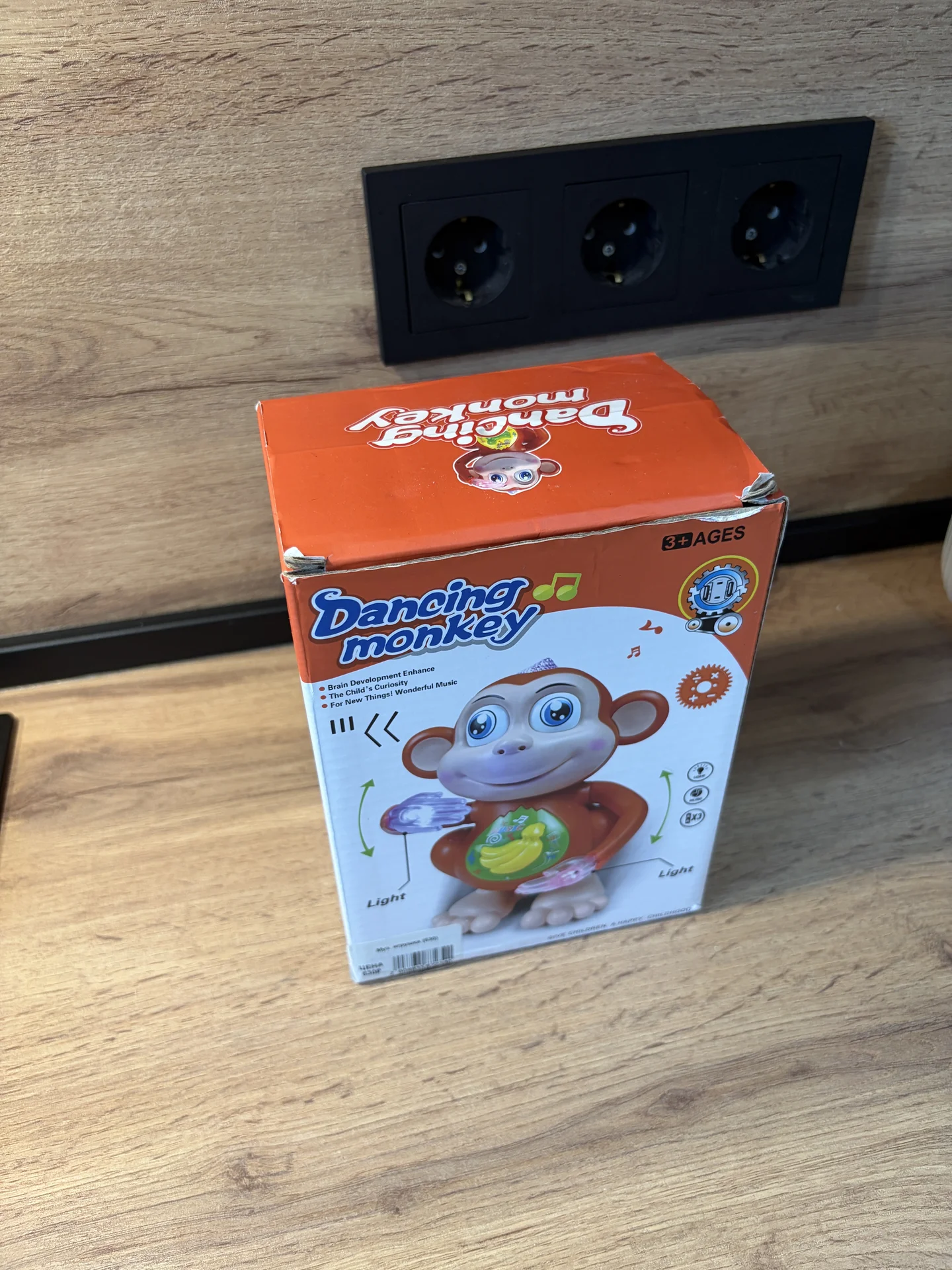 Музыкальная игрушка обезьянка - миниатюра 2
