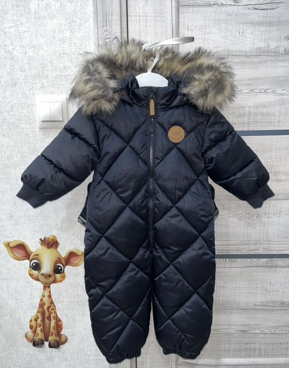 Зимний комбинезон детский BabyGo 80р - изображение 1