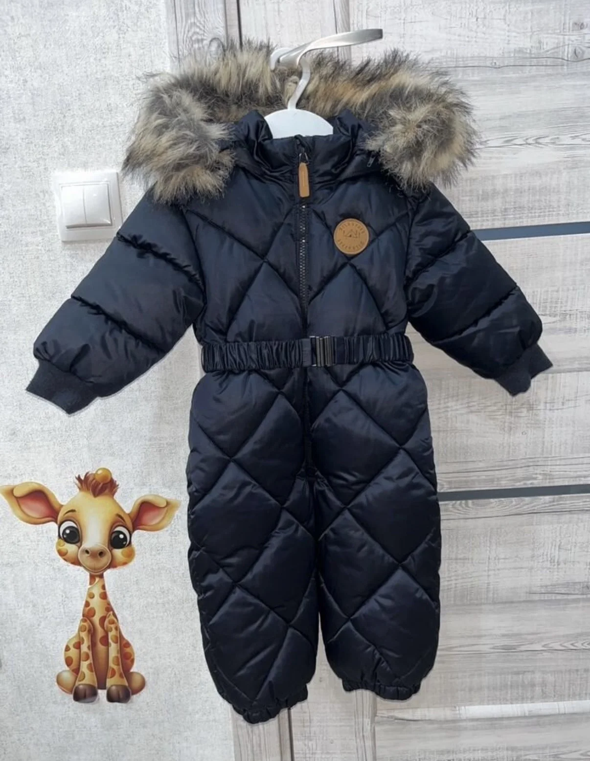 Зимний комбинезон детский BabyGo 80р - миниатюра 2