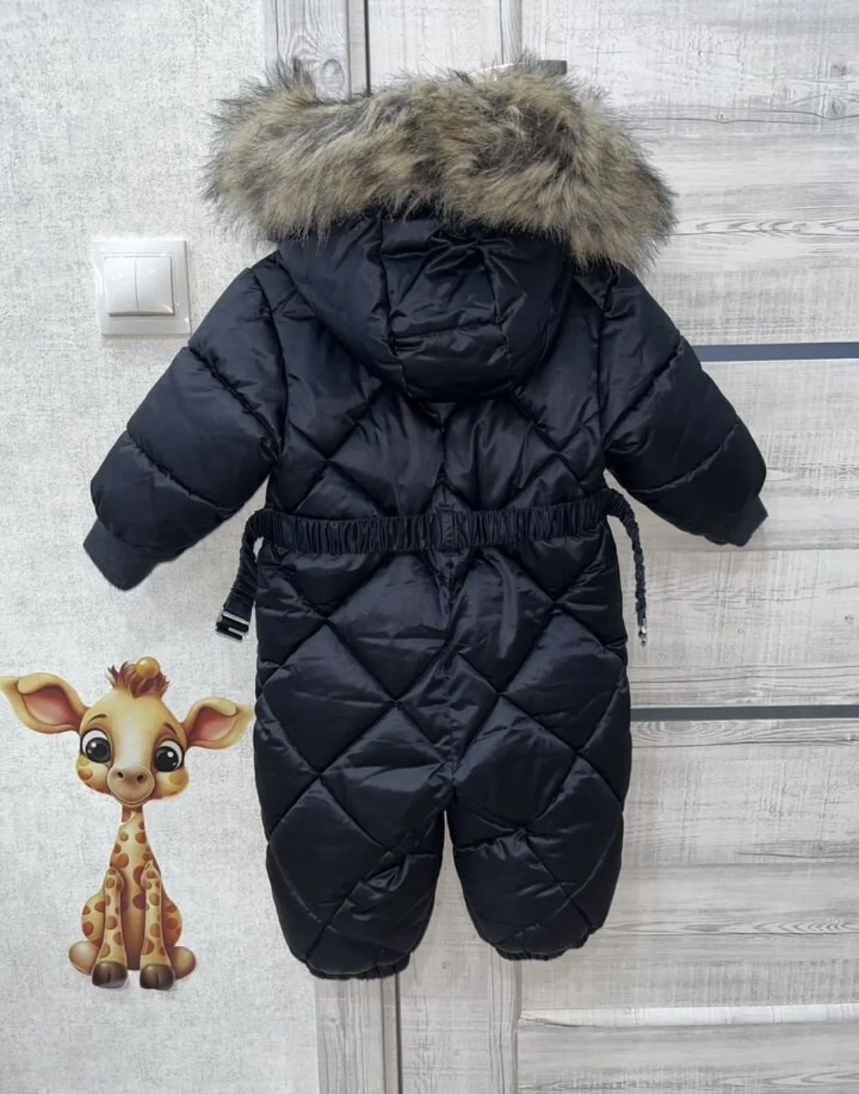 Зимний комбинезон детский BabyGo 80р - миниатюра 3