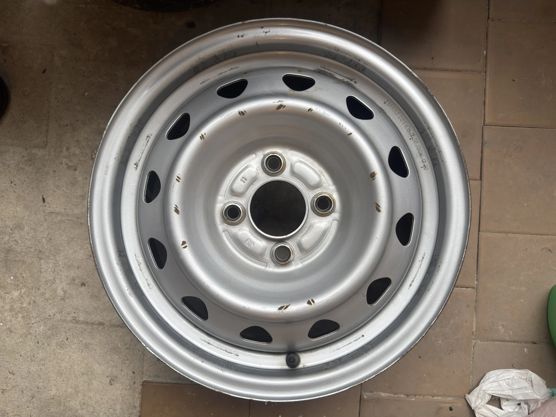 Штампованные диски Toyota 5j×R14 4×100 - миниатюра 6