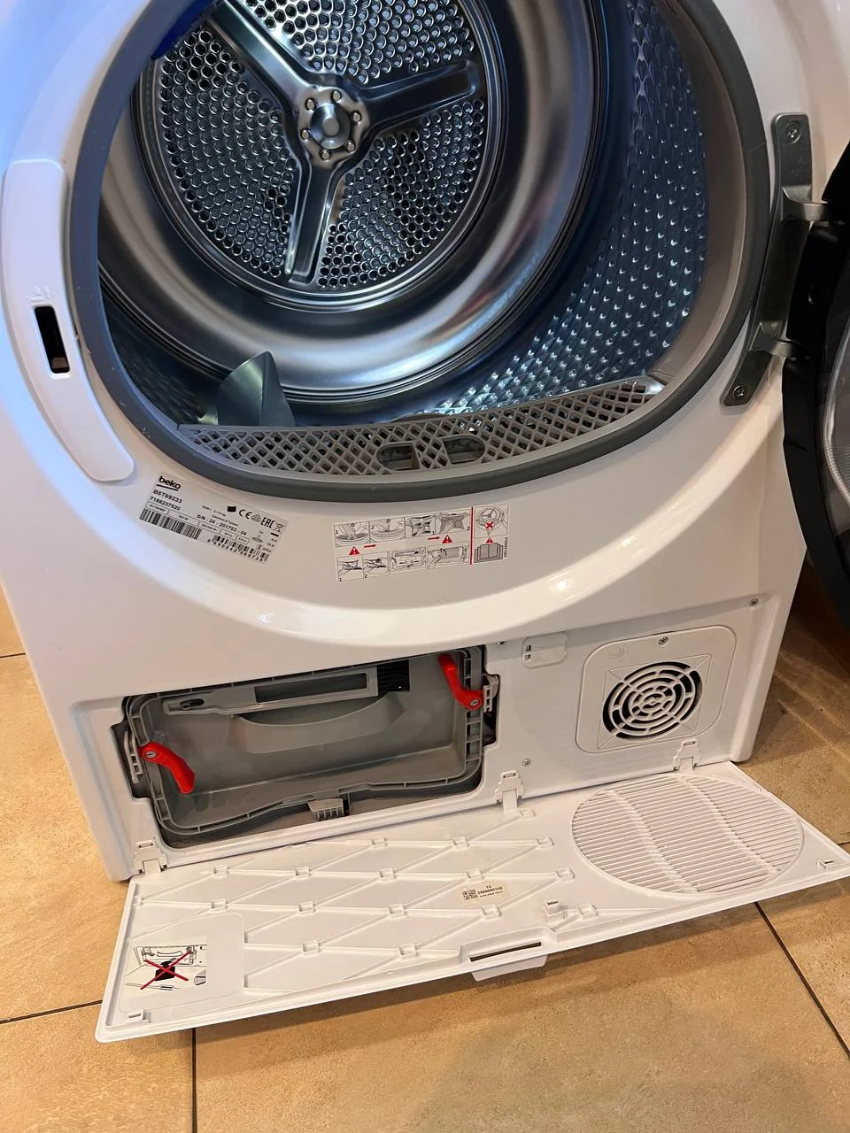 Сушильная машина beko b5t69233 bPRO500 б/у - миниатюра 7