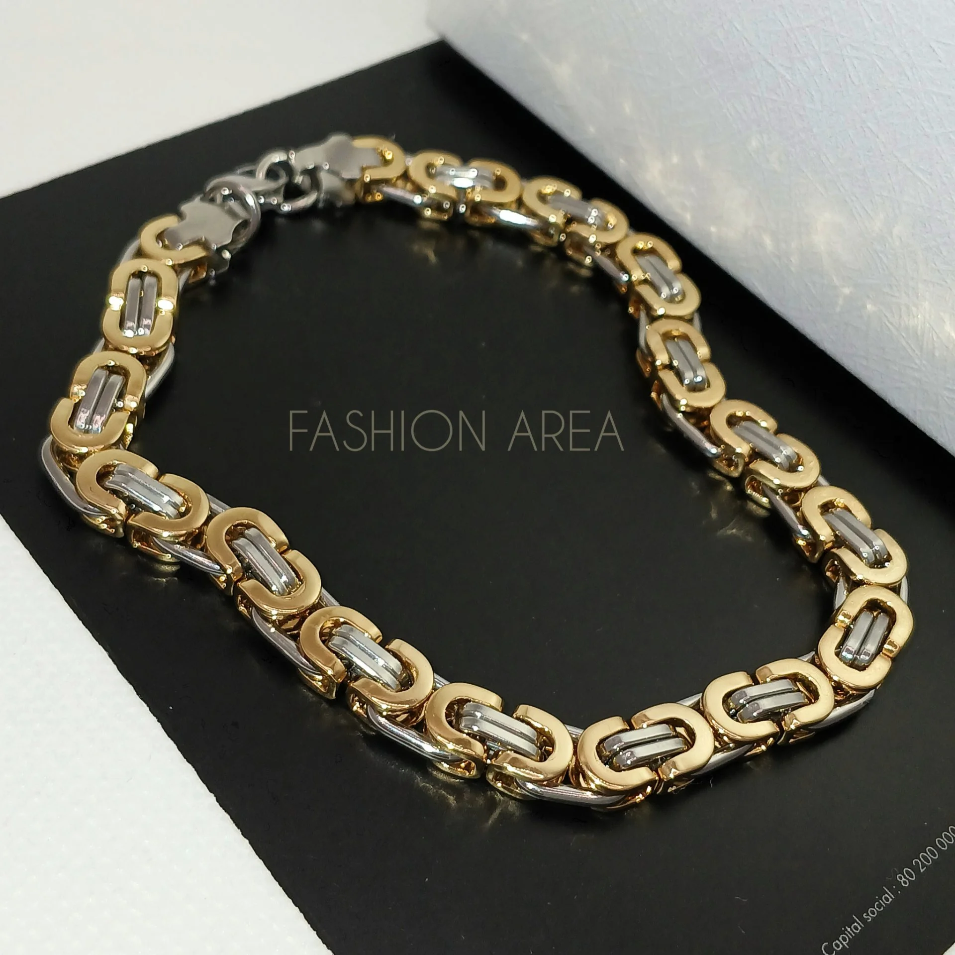 Мужской браслет Balance Gold Silver - миниатюра 4