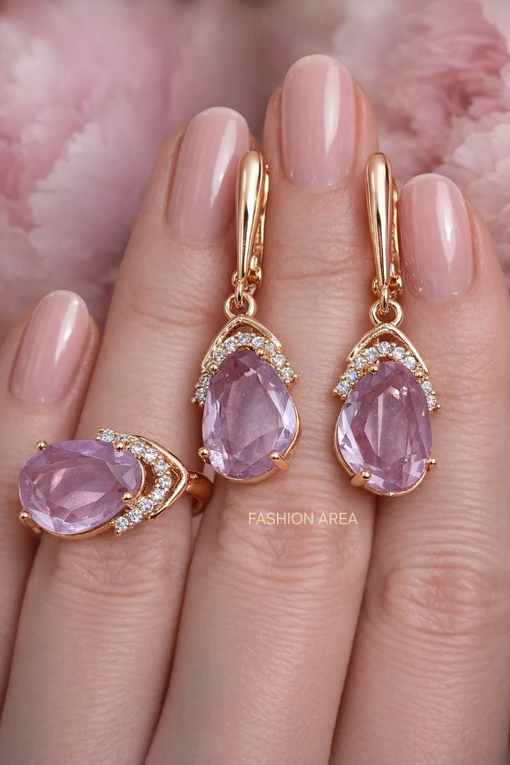 Серьги и Кольцо Eden Gold Изумительный Комплект - изображение 1