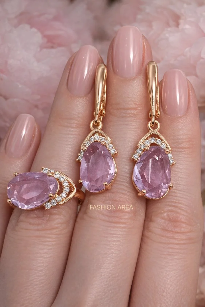 Серьги и Кольцо Eden Gold Изумительный Комплект - миниатюра 3