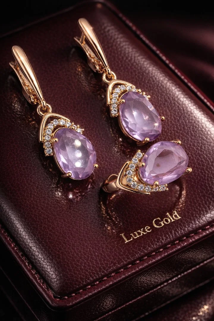 Серьги и Кольцо Eden Gold Изумительный Комплект - миниатюра 4