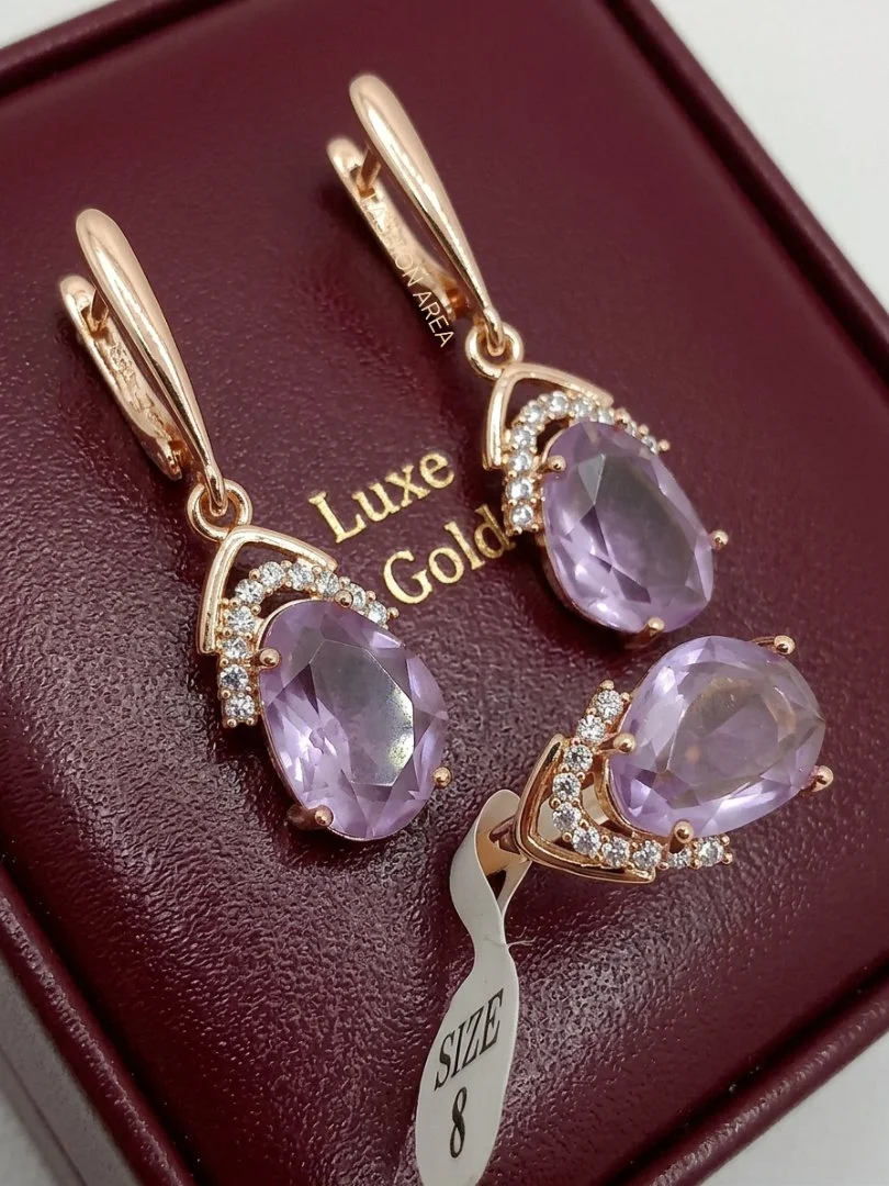 Серьги и Кольцо Eden Gold Изумительный Комплект - миниатюра 5