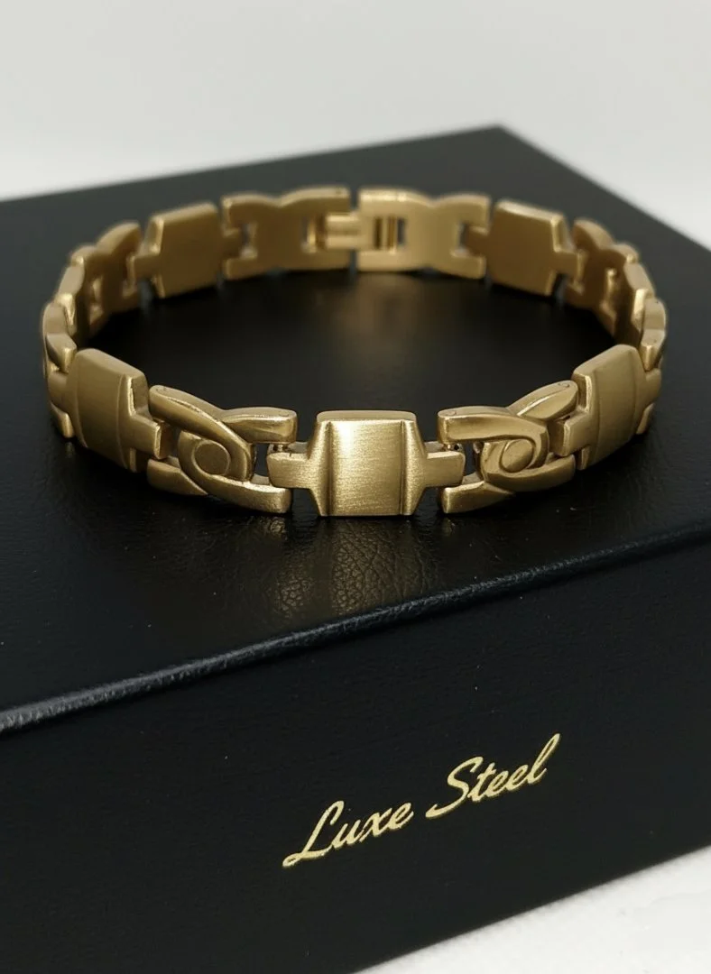 Мужской браслет Gest Gold Steel - миниатюра 3