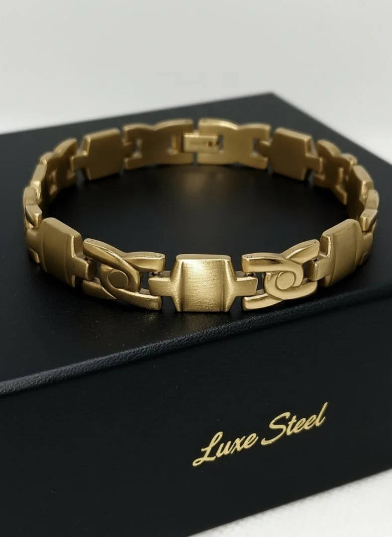Мужской браслет Gest Gold Steel - миниатюра 5