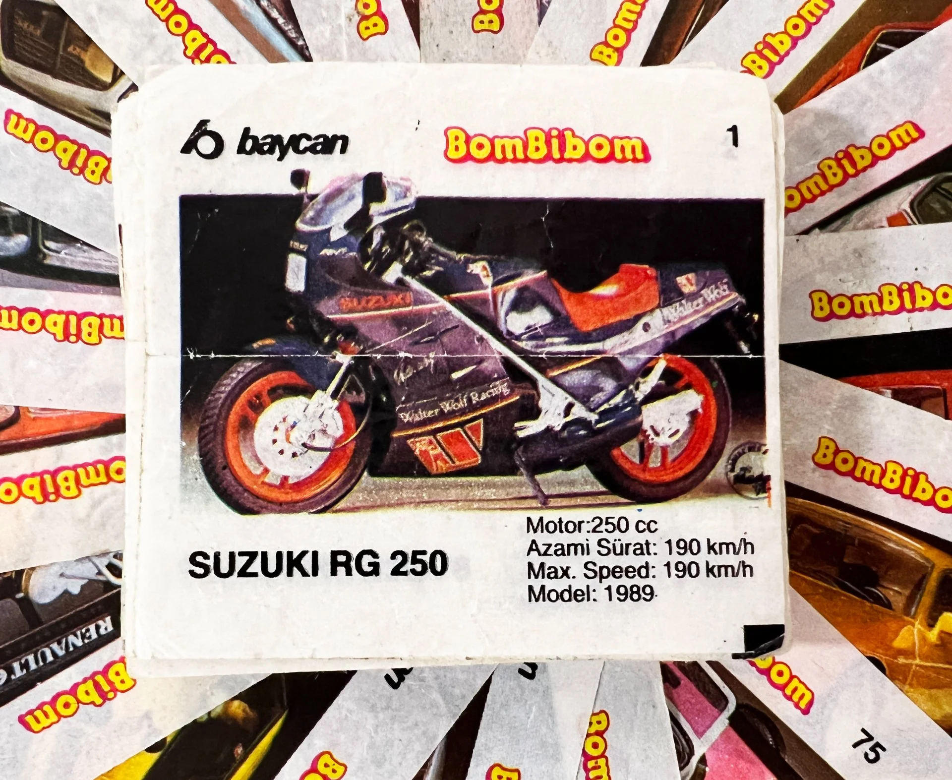 Bombibom 1-90 полная 2 серия, вкладыши от жвачки - миниатюра 9