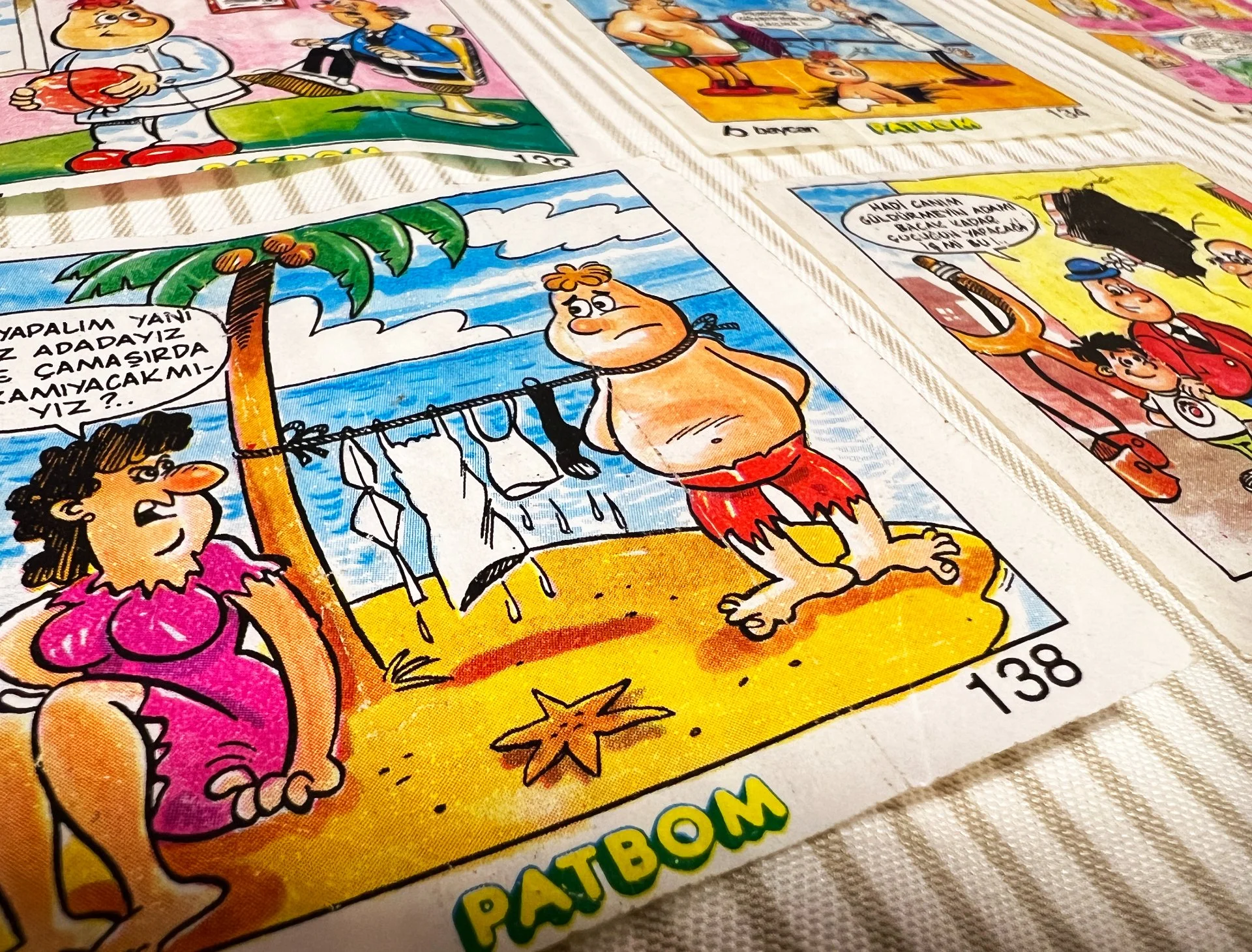 Полная серия Patbom 81-160 вкладыши от жвачки - миниатюра 7