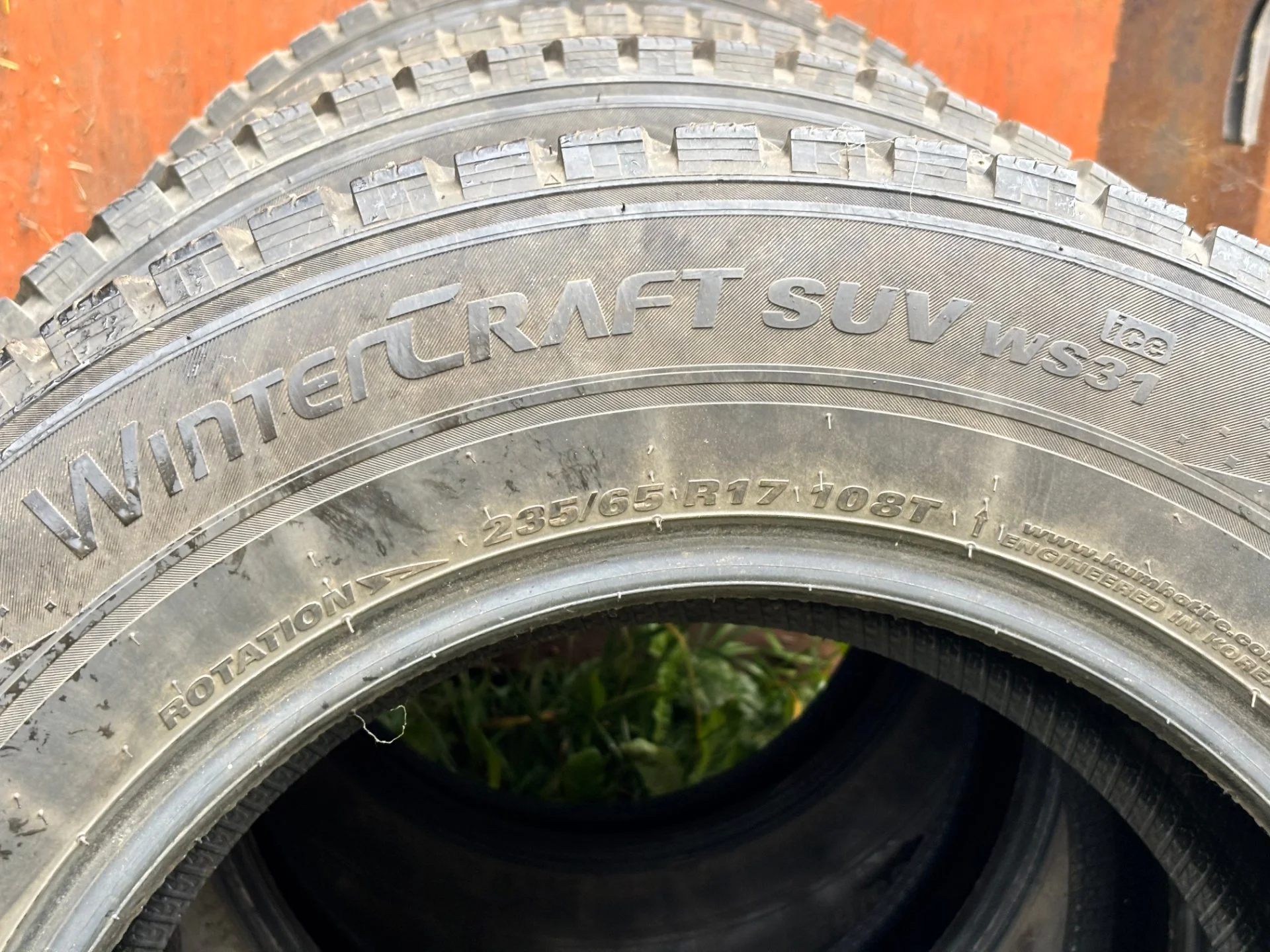 Зимние шины Kumho WinterCraft Ice Wi31 235/65/17 108T - миниатюра 5