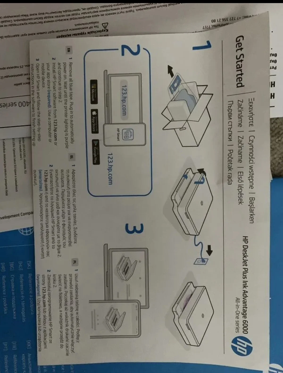 Мфу принтер hp DeskJet Plus Ink Advantage 6075 - миниатюра 8