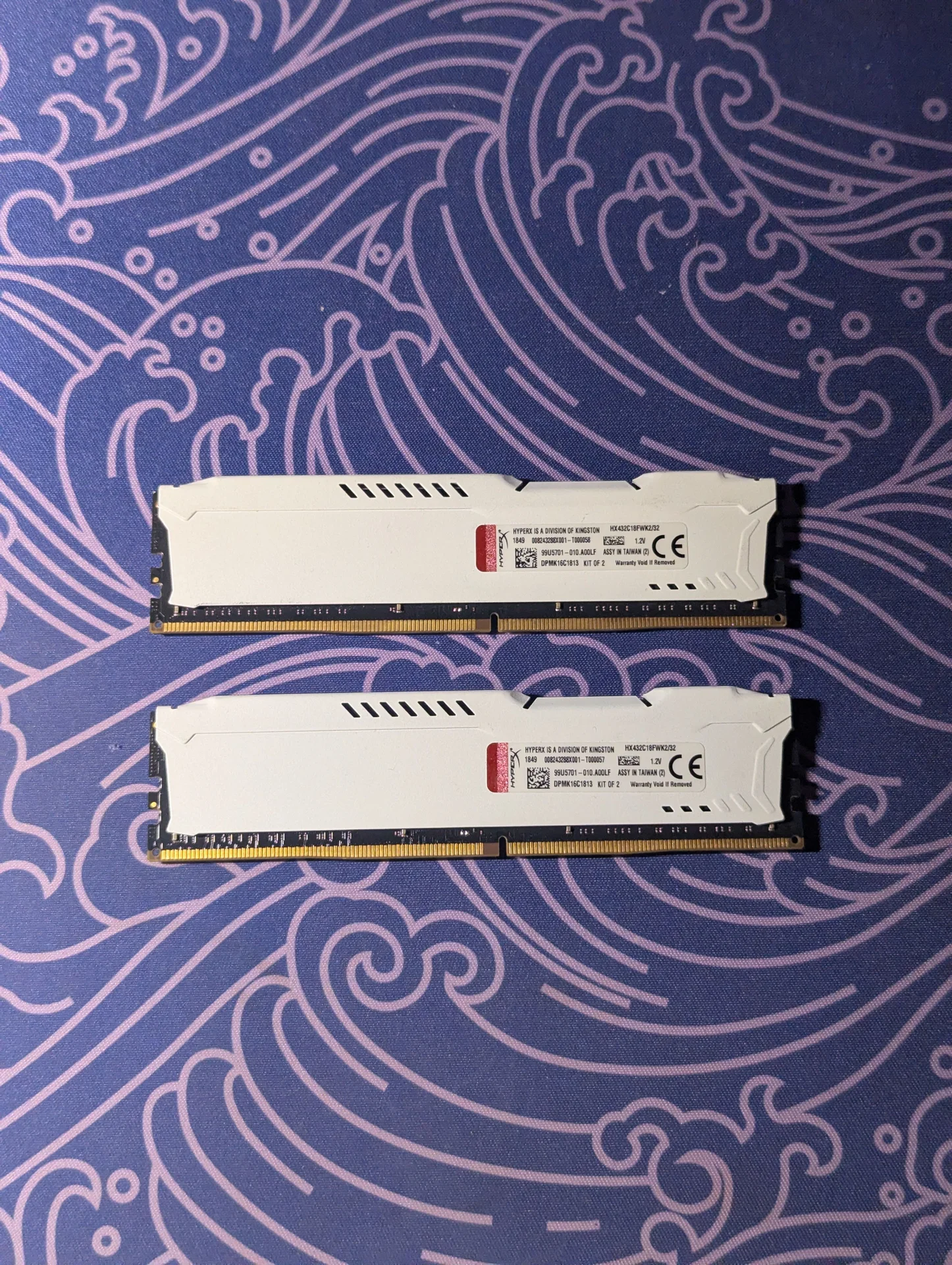 2x16GB Оперативная память HyperX FURY White DDR4 - миниатюра 2