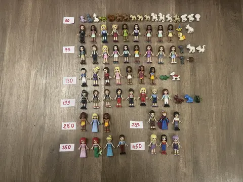 Lego минифигурки Friends и elves