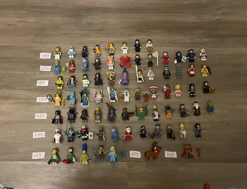 Lego серийные минифигурки (из пакетиков)