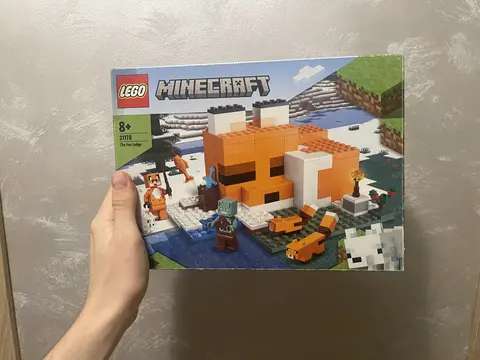 lego майнкрафт лисья нора (21178)