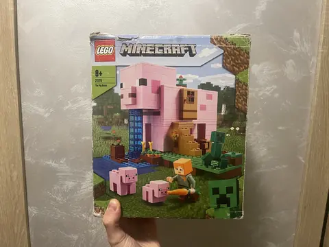 lego майнкрафт дом свинья (21170)