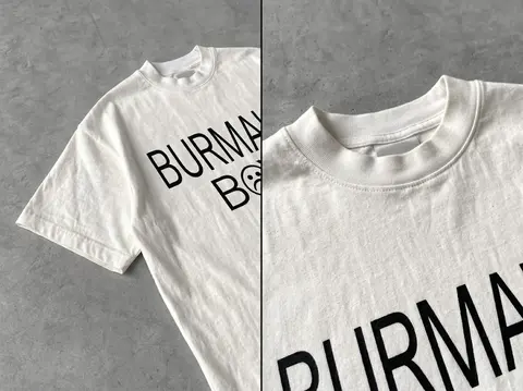 футболка BURMALDA BOYZ y2k белая