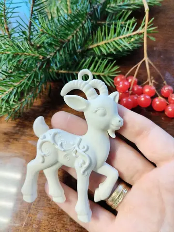 гипсовые новогодние фигурки