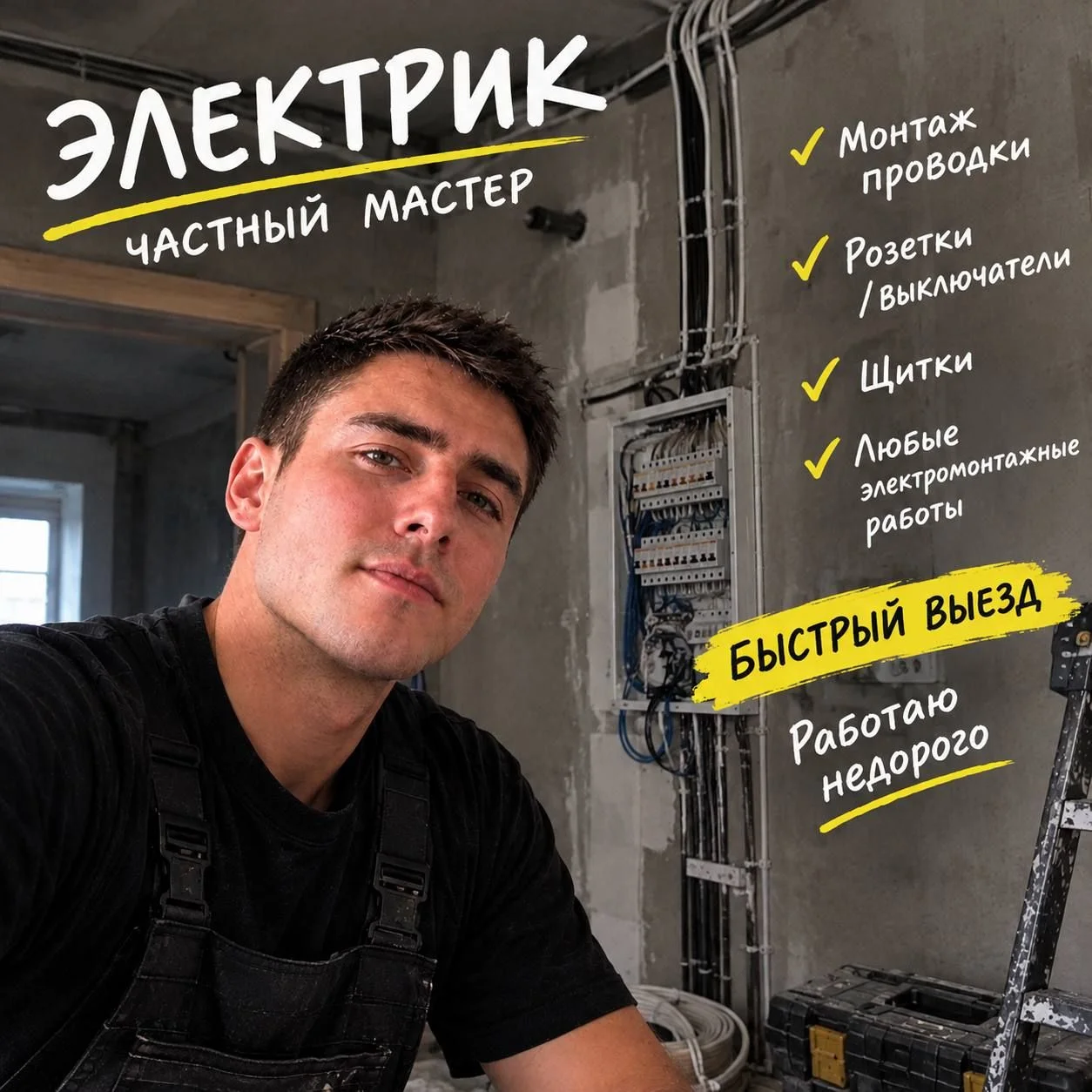 электрик/услуги электрика/электромонтаж - изображение 1