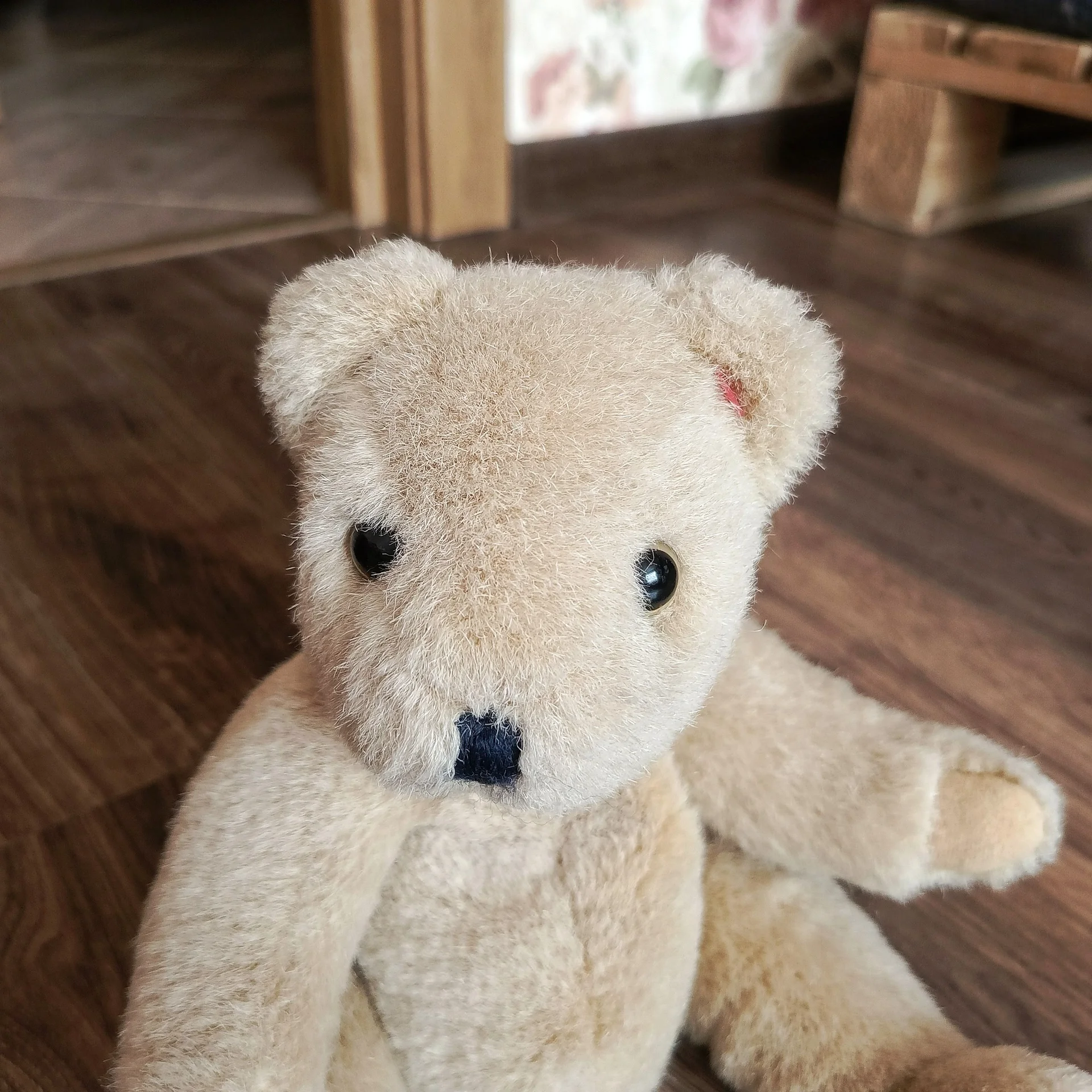 Шарнирный медведь от Ty beanie bear 1987 г. винтаж - миниатюра 2