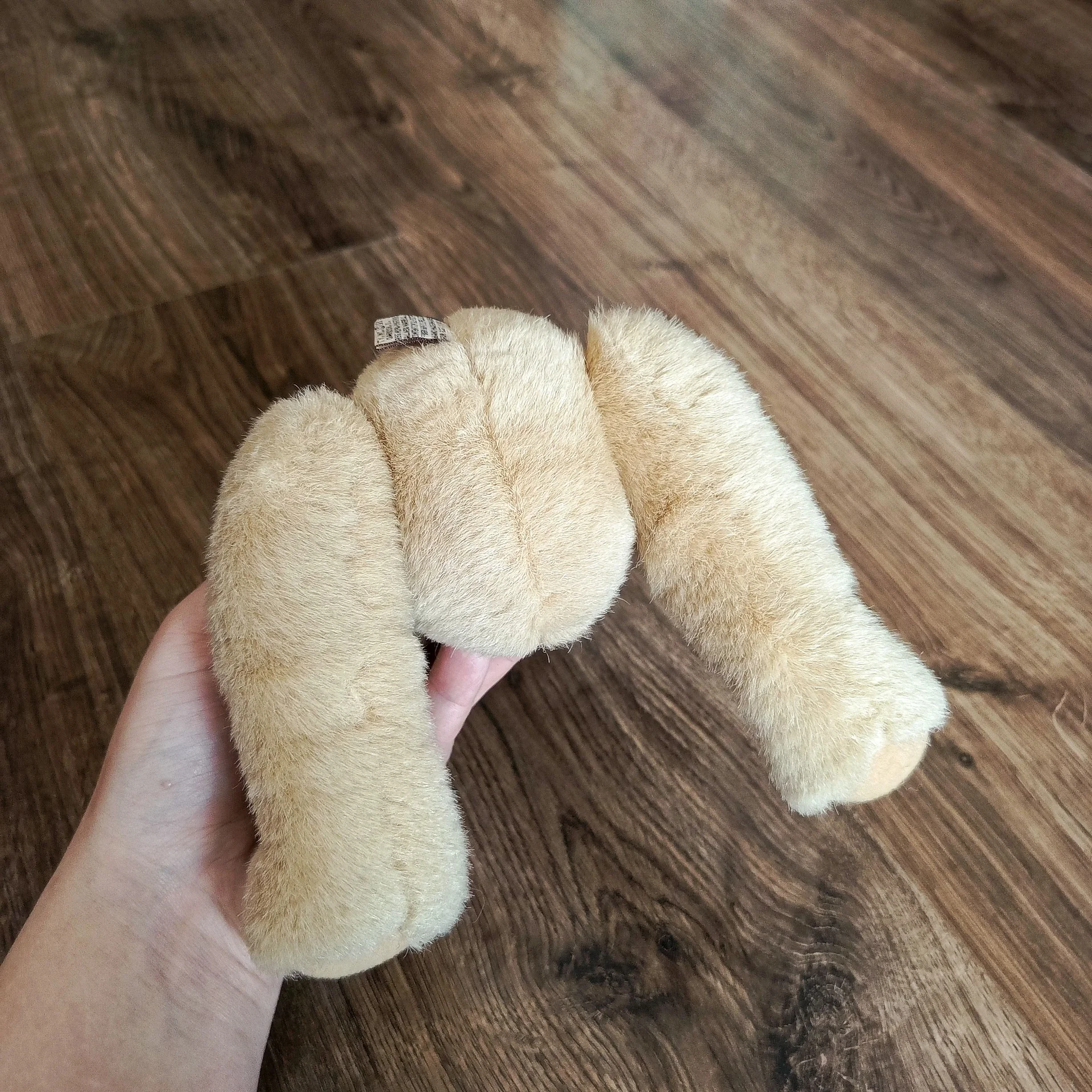 Шарнирный медведь от Ty beanie bear 1987 г. винтаж - миниатюра 6
