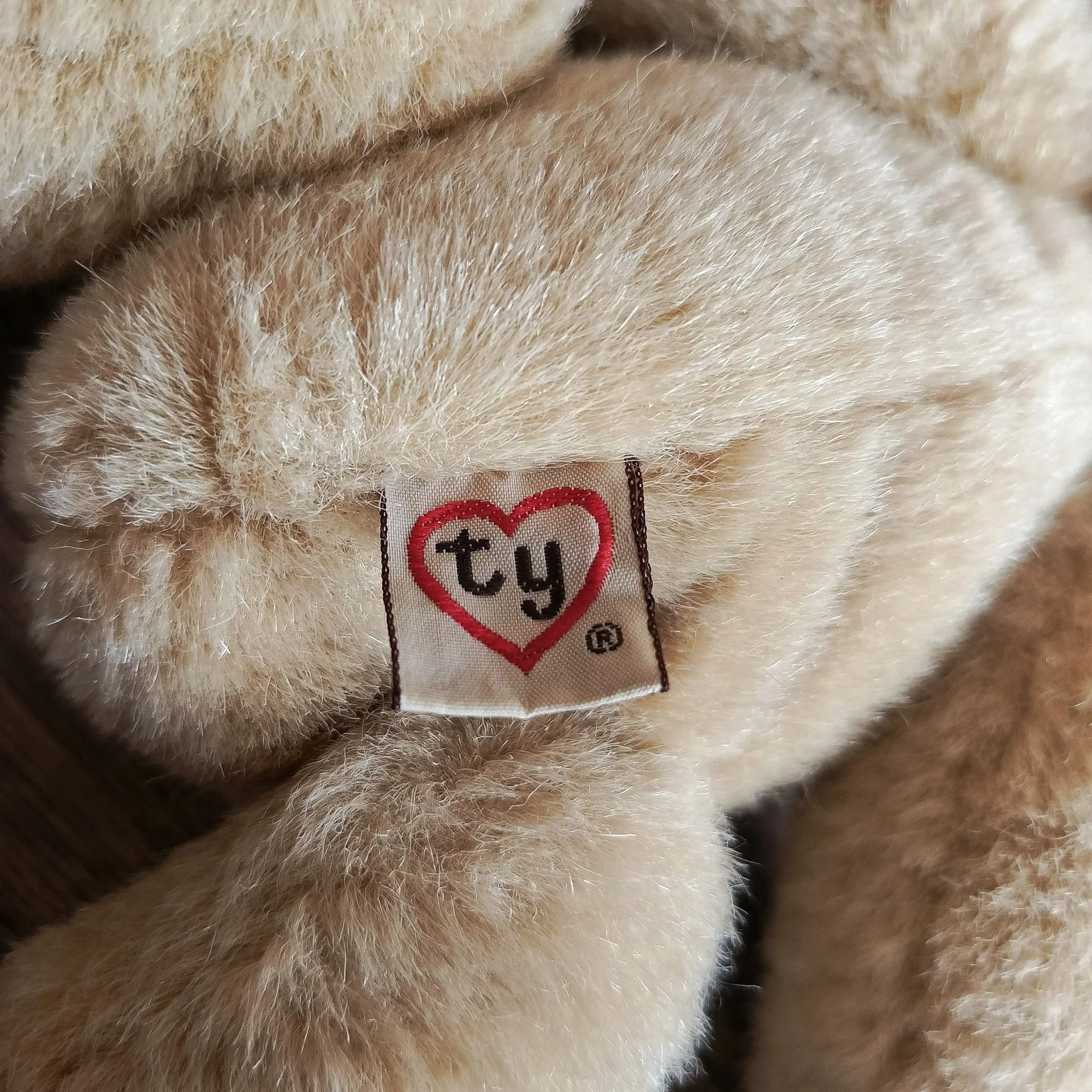Шарнирный медведь от Ty beanie bear 1987 г. винтаж - миниатюра 7