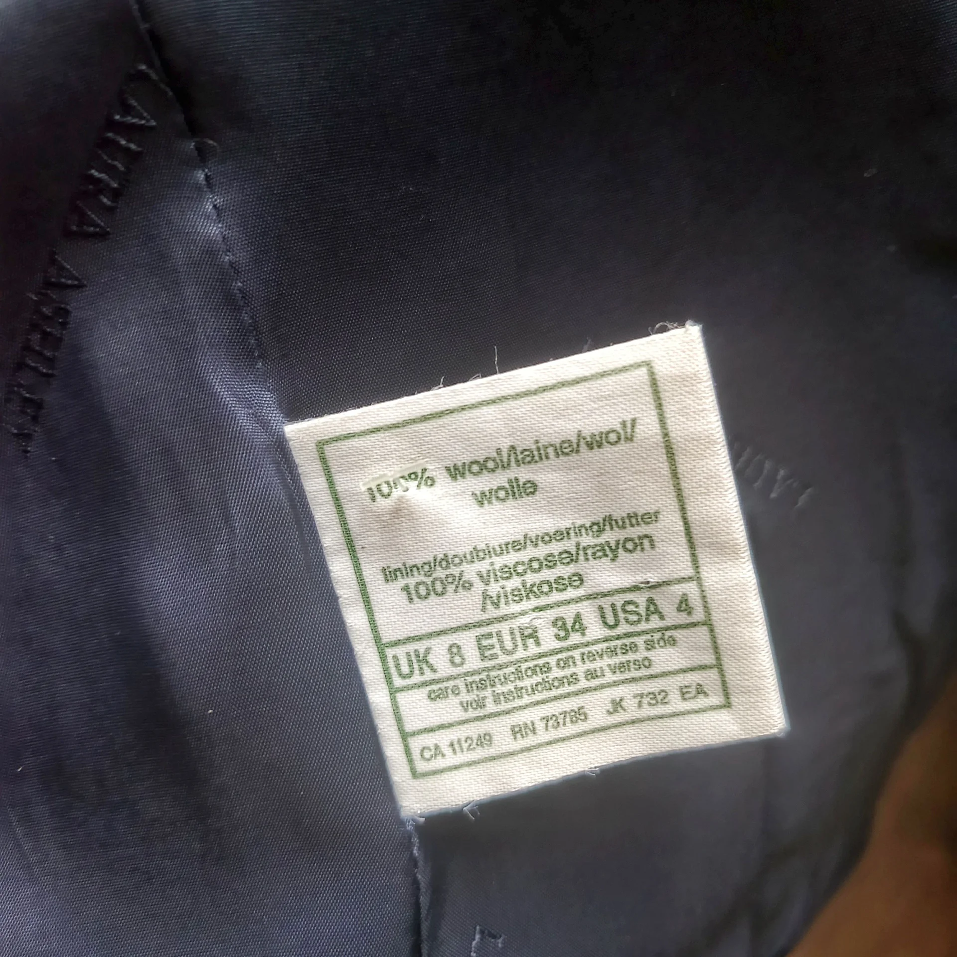 Женский пиджак из шерсти Laura Ashley винтаж - миниатюра 10