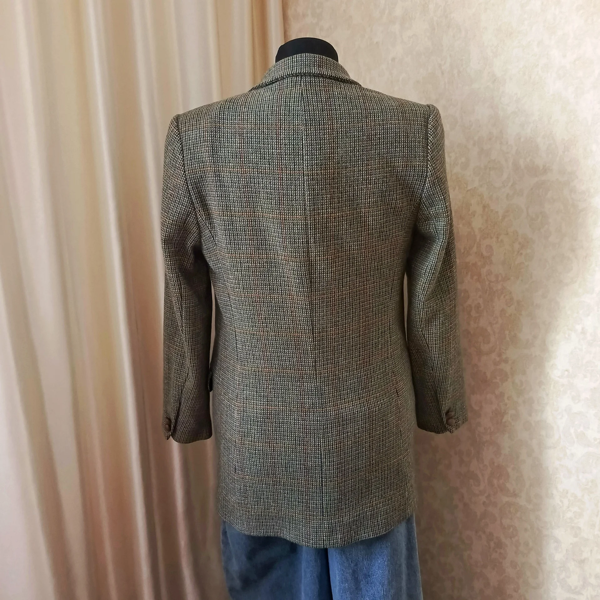 Женский пиджак из шерсти Laura Ashley винтаж - миниатюра 12