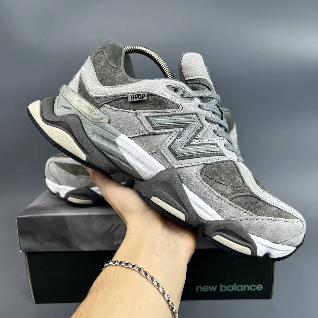 New Balance 9060 с мехом - миниатюра 4