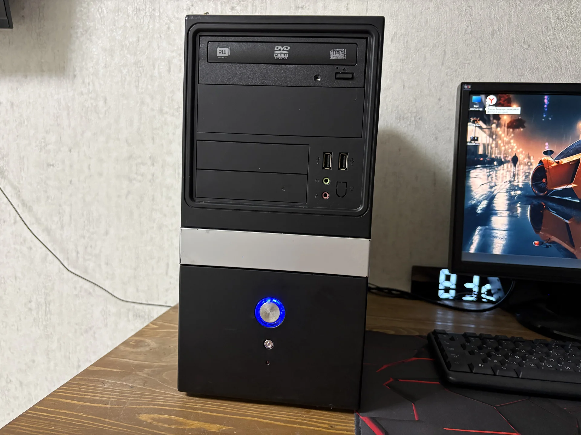 Компьютер полный комплект с монитором wi-fi - миниатюра 8
