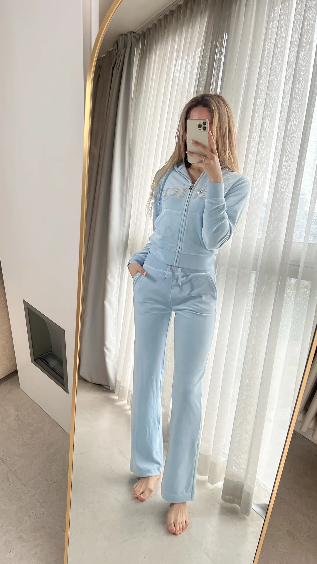 Juicy Couture костюм оригинал Baby blue - миниатюра 10