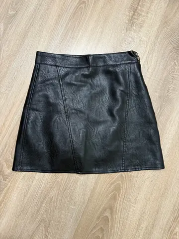 юбка из экокожи