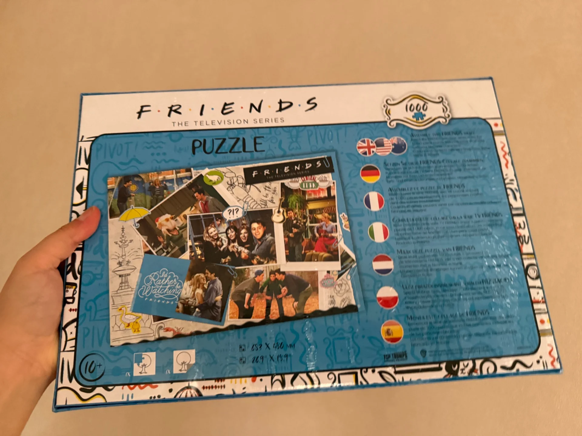 Пазл Friends (Друзья) мозаика 1000 деталей - миниатюра 3
