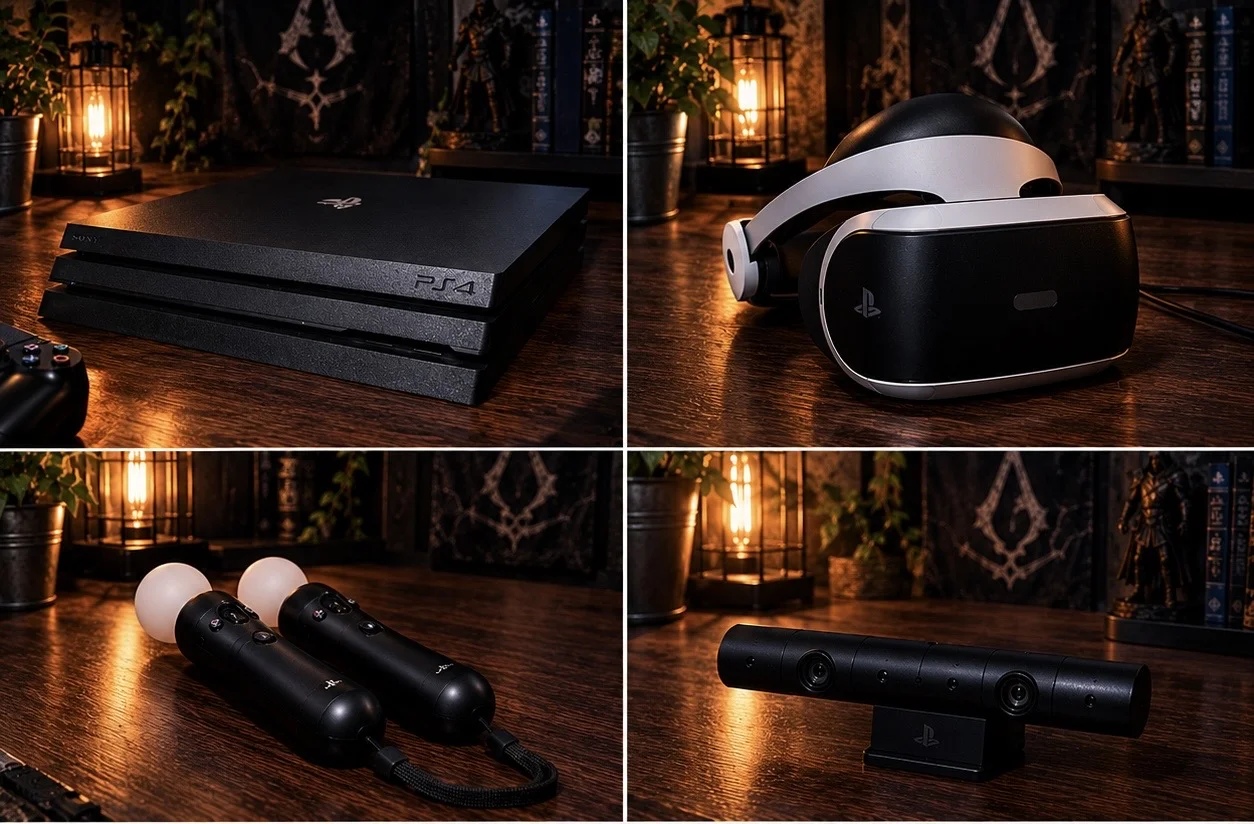 🎮 PlayStation 4 Pro 1 ТБ + VR \камера + 2Move - миниатюра 2